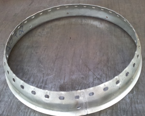 Collar for boot for flexible auger vertical for silo BD